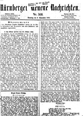 Nürnberger neueste Nachrichten Sonntag 6. November 1864