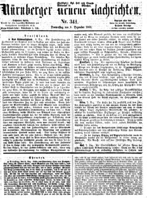 Nürnberger neueste Nachrichten Donnerstag 8. Dezember 1864