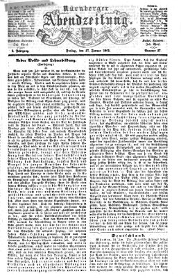 Nürnberger Abendzeitung Freitag 27. Januar 1865