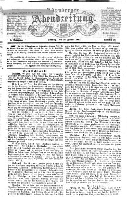 Nürnberger Abendzeitung Sonntag 29. Januar 1865