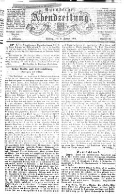 Nürnberger Abendzeitung Dienstag 31. Januar 1865