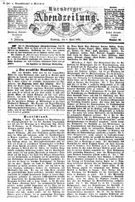 Nürnberger Abendzeitung Samstag 8. April 1865