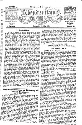 Nürnberger Abendzeitung Freitag 12. Mai 1865