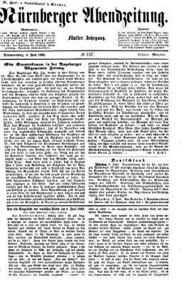 Nürnberger Abendzeitung Donnerstag 8. Juni 1865