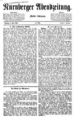 Nürnberger Abendzeitung Freitag 9. Juni 1865