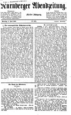 Nürnberger Abendzeitung Sonntag 11. Juni 1865