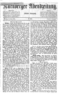 Nürnberger Abendzeitung Montag 19. Juni 1865