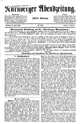 Nürnberger Abendzeitung Freitag 23. Juni 1865