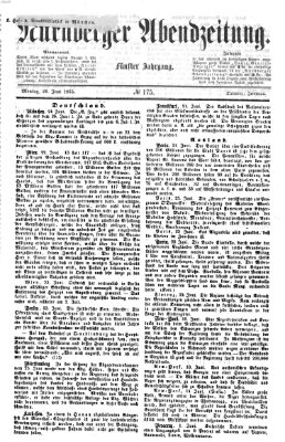 Nürnberger Abendzeitung Montag 26. Juni 1865