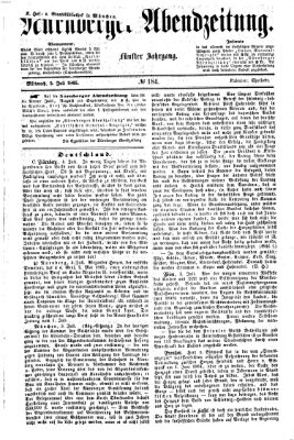 Nürnberger Abendzeitung Mittwoch 5. Juli 1865