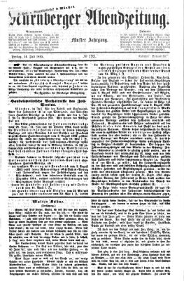 Nürnberger Abendzeitung Freitag 14. Juli 1865