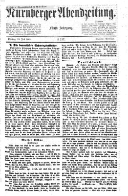 Nürnberger Abendzeitung Dienstag 18. Juli 1865