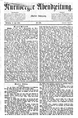 Nürnberger Abendzeitung Mittwoch 19. Juli 1865