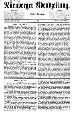 Nürnberger Abendzeitung Samstag 22. Juli 1865