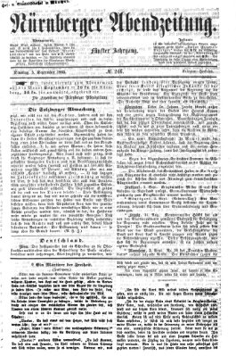 Nürnberger Abendzeitung Dienstag 5. September 1865