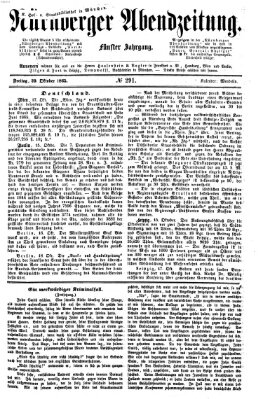 Nürnberger Abendzeitung Freitag 20. Oktober 1865