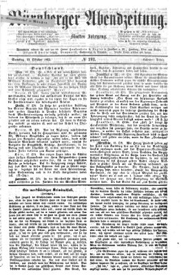 Nürnberger Abendzeitung Samstag 21. Oktober 1865