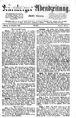 Nürnberger Abendzeitung Montag 13. November 1865