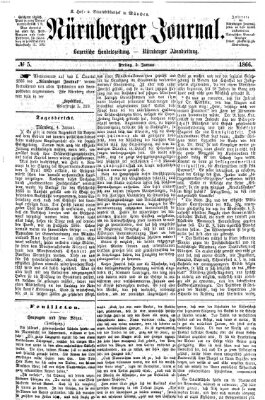 Nürnberger Journal (Nürnberger Abendzeitung) Freitag 5. Januar 1866