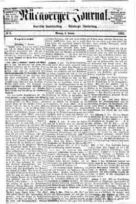 Nürnberger Journal (Nürnberger Abendzeitung) Montag 8. Januar 1866