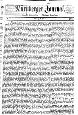 Nürnberger Journal (Nürnberger Abendzeitung) Montag 15. Januar 1866