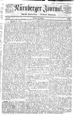 Nürnberger Journal (Nürnberger Abendzeitung) Montag 22. Januar 1866