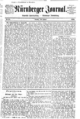 Nürnberger Journal (Nürnberger Abendzeitung) Dienstag 23. Januar 1866