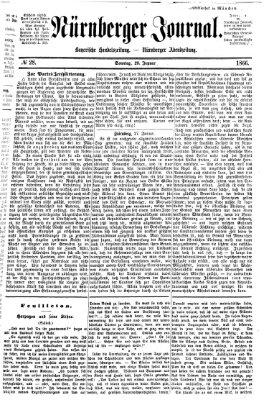 Nürnberger Journal (Nürnberger Abendzeitung) Sonntag 28. Januar 1866