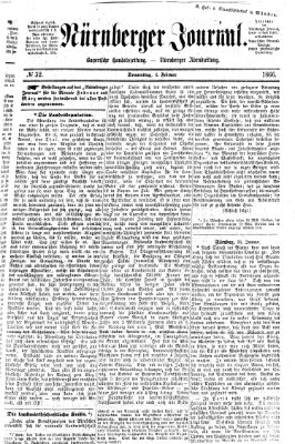 Nürnberger Journal (Nürnberger Abendzeitung) Donnerstag 1. Februar 1866