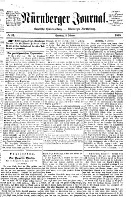 Nürnberger Journal (Nürnberger Abendzeitung) Samstag 3. Februar 1866