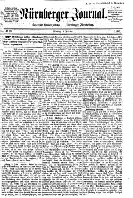 Nürnberger Journal (Nürnberger Abendzeitung) Montag 5. Februar 1866