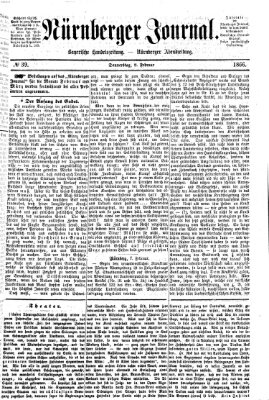 Nürnberger Journal (Nürnberger Abendzeitung) Donnerstag 8. Februar 1866