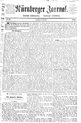 Nürnberger Journal (Nürnberger Abendzeitung) Freitag 9. Februar 1866