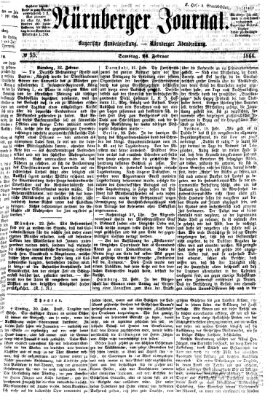 Nürnberger Journal (Nürnberger Abendzeitung) Samstag 24. Februar 1866