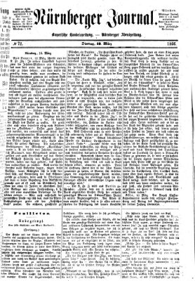 Nürnberger Journal (Nürnberger Abendzeitung) Dienstag 13. März 1866