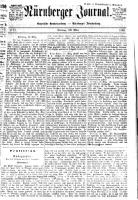 Nürnberger Journal (Nürnberger Abendzeitung) Dienstag 20. März 1866