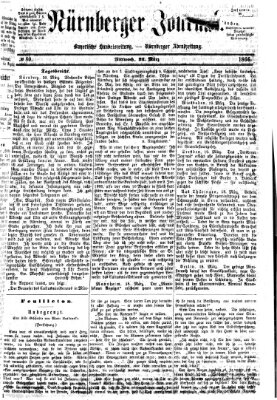 Nürnberger Journal (Nürnberger Abendzeitung) Mittwoch 21. März 1866