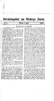 Nürnberger Journal (Nürnberger Abendzeitung) Montag 8. Januar 1866