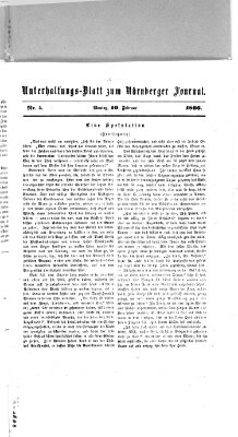 Nürnberger Journal (Nürnberger Abendzeitung) Samstag 10. Februar 1866