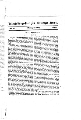 Nürnberger Journal (Nürnberger Abendzeitung) Montag 12. März 1866