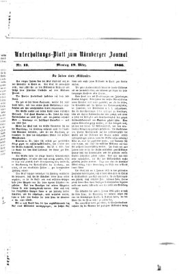 Nürnberger Journal (Nürnberger Abendzeitung) Montag 19. März 1866