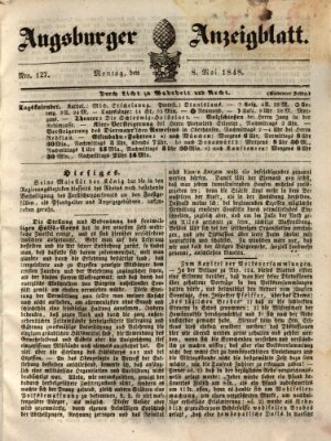 Augsburger Anzeigeblatt Montag 8. Mai 1848