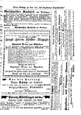 Augsburger Anzeigeblatt Mittwoch 29. April 1857