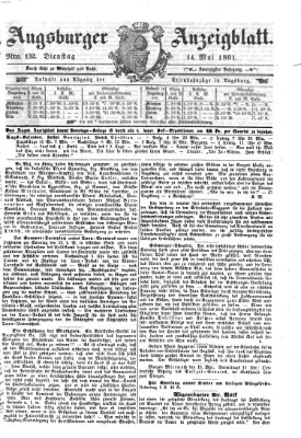 Augsburger Anzeigeblatt Dienstag 14. Mai 1861