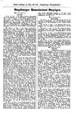 Augsburger Anzeigeblatt Sonntag 10. März 1861