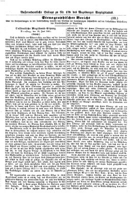 Augsburger Anzeigeblatt Dienstag 2. Juli 1861