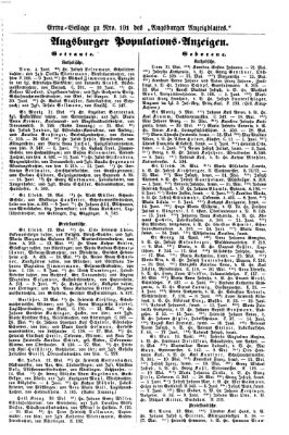 Augsburger Anzeigeblatt Sonntag 14. Juli 1861