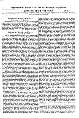 Augsburger Anzeigeblatt Dienstag 16. Juli 1861