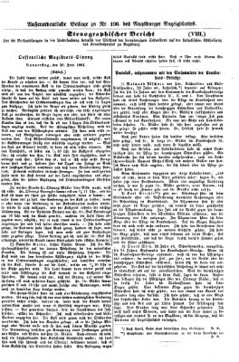 Augsburger Anzeigeblatt Freitag 19. Juli 1861