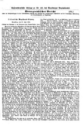 Augsburger Anzeigeblatt Samstag 20. Juli 1861